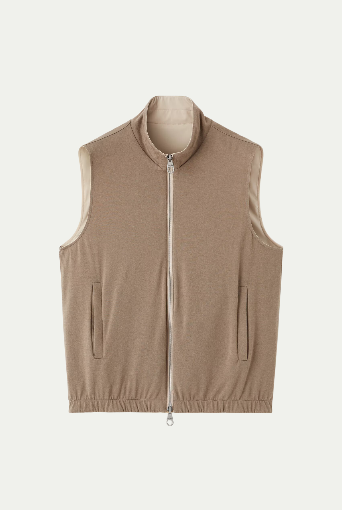 Wendbare Weste Beige