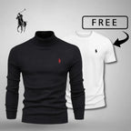 Pull col roulé premium pour homme + T-shirt gratuit aujourd'hui