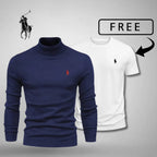 Pull col roulé premium pour homme + T-shirt gratuit aujourd'hui