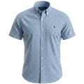 1054 Chemise RL à manches courtes en popeline de coton