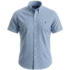 1054 Chemise RL à manches courtes en popeline de coton