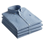 1054 Chemise RL à manches courtes en popeline de coton