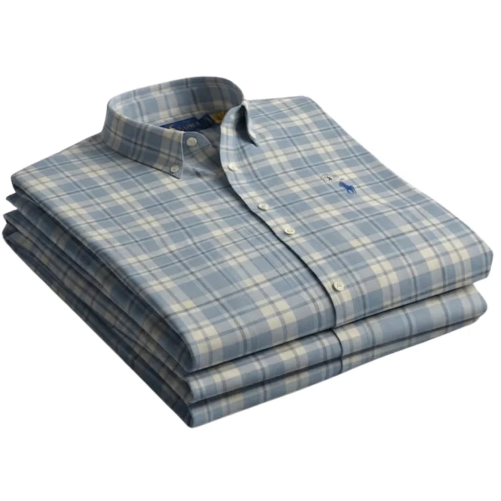1051 Chemise RL à manches courtes - Tissu Oxford