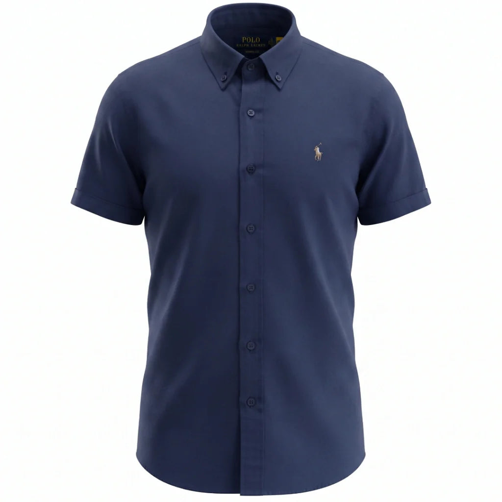 1029 Chemise RL à manches courtes - Tissu Oxford