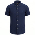 1033 Chemise en lin RL à manches courtes