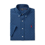 896 Chemise RL en popeline de coton à manches courtes