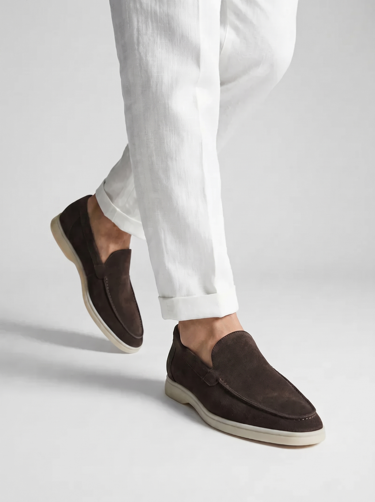 Warm Grey Yacht Loafers