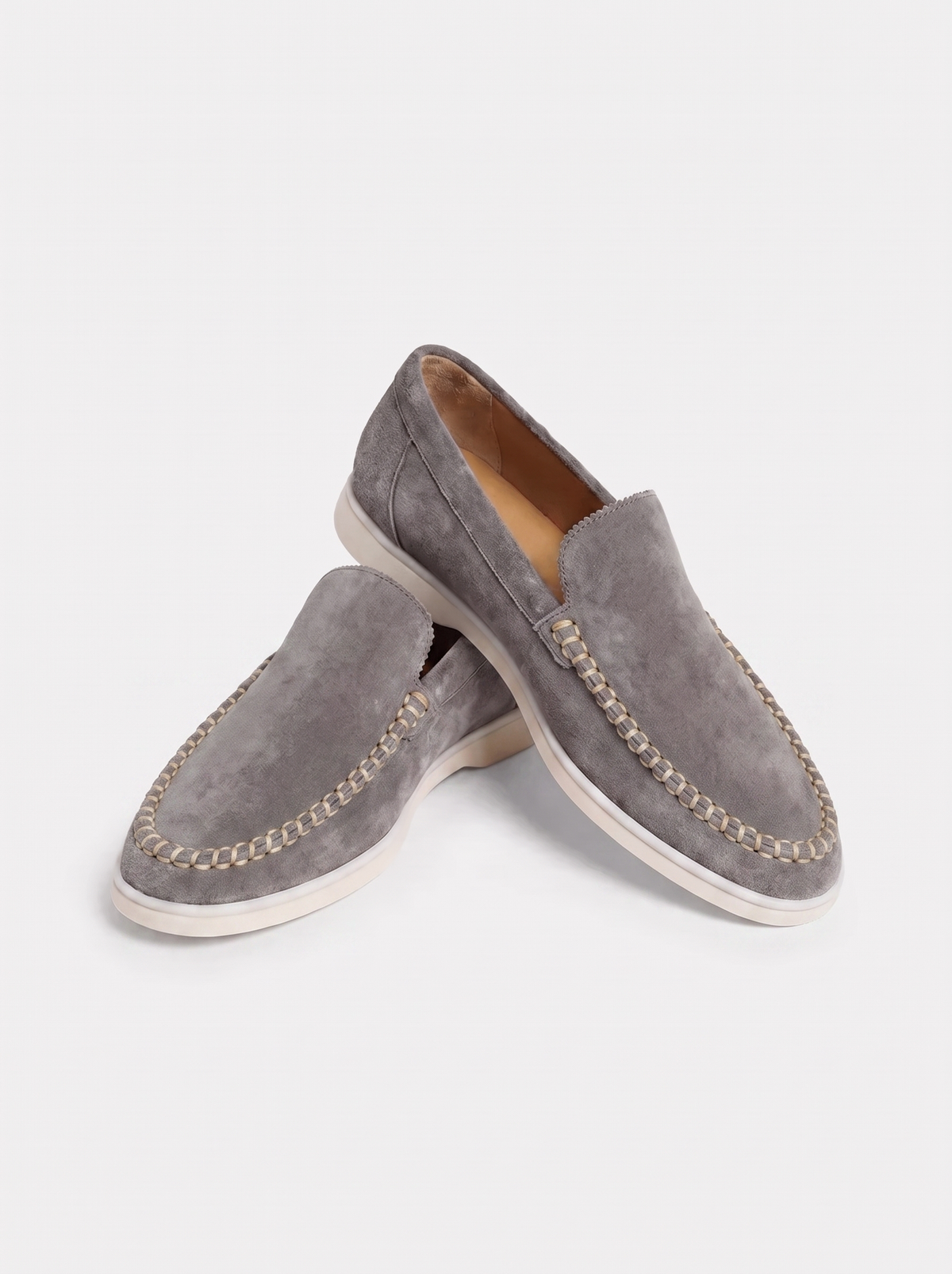 Grey Giorno Loafers