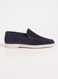 Navy Giorno Loafers
