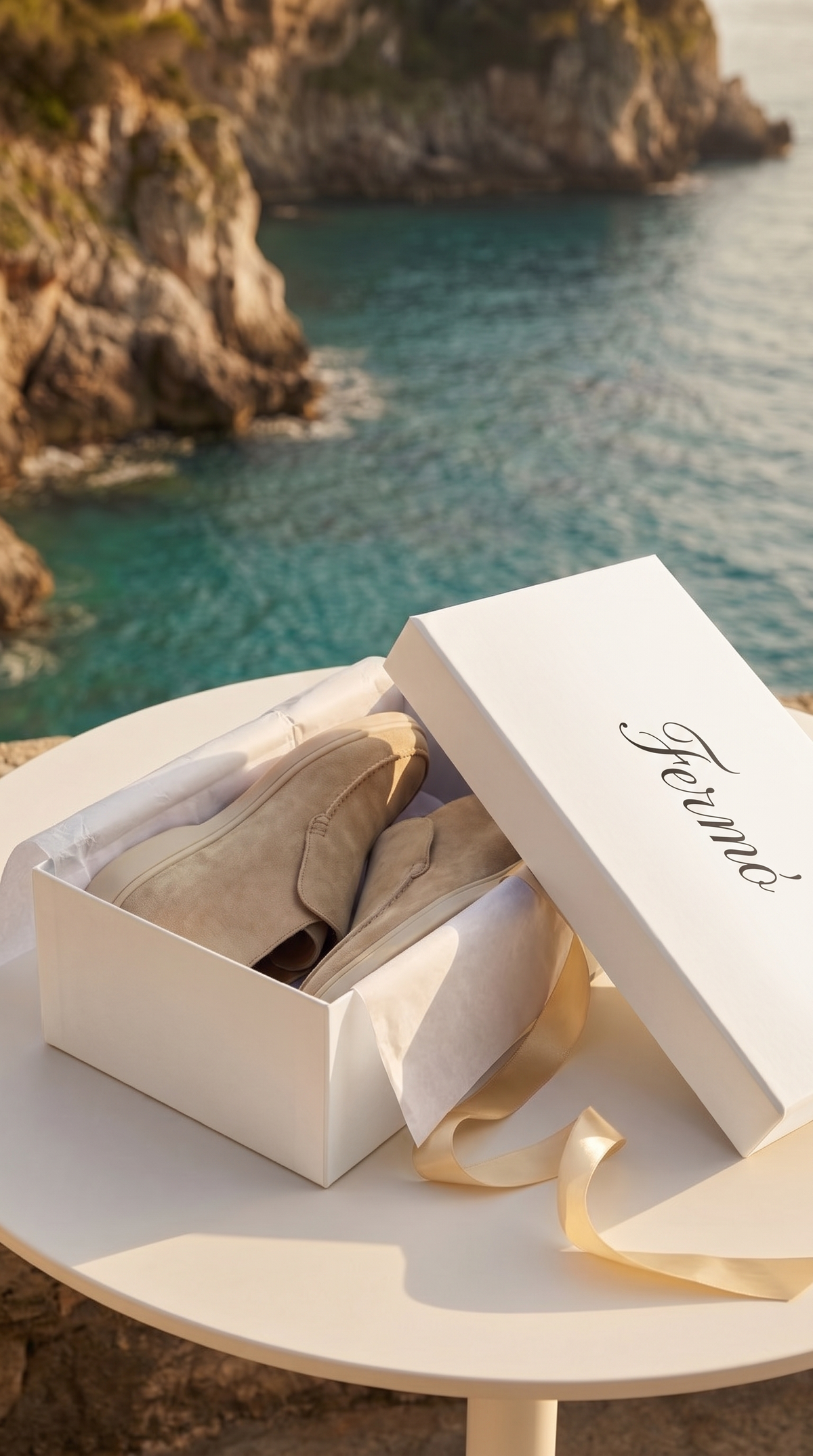 Amalfi Suede City Loafer Light Beige