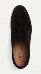 Amalfi Suede City Loafer Black