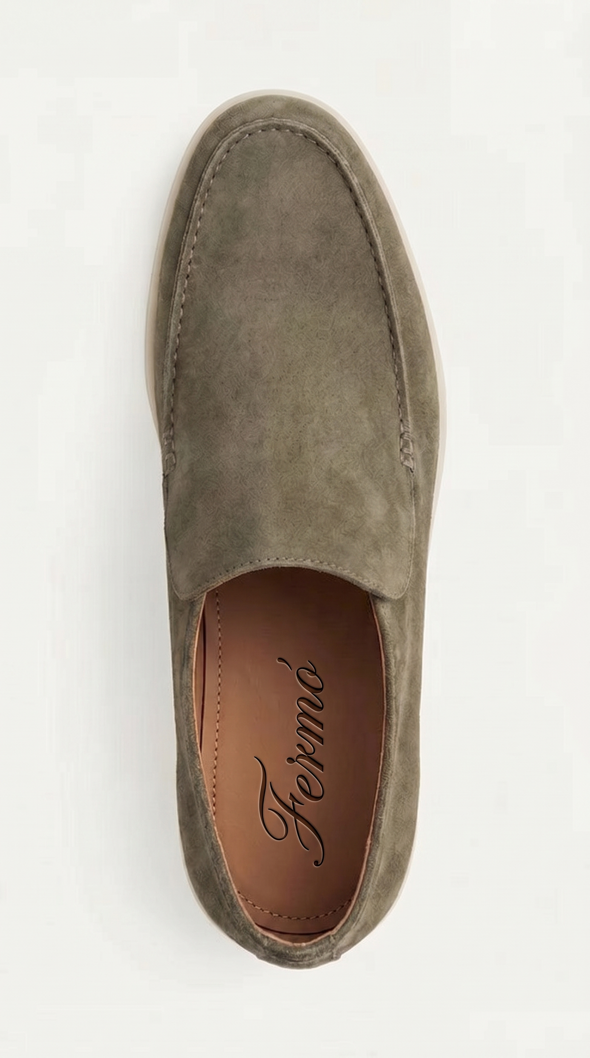 Amalfi Suède City Loafer Dark Taupe