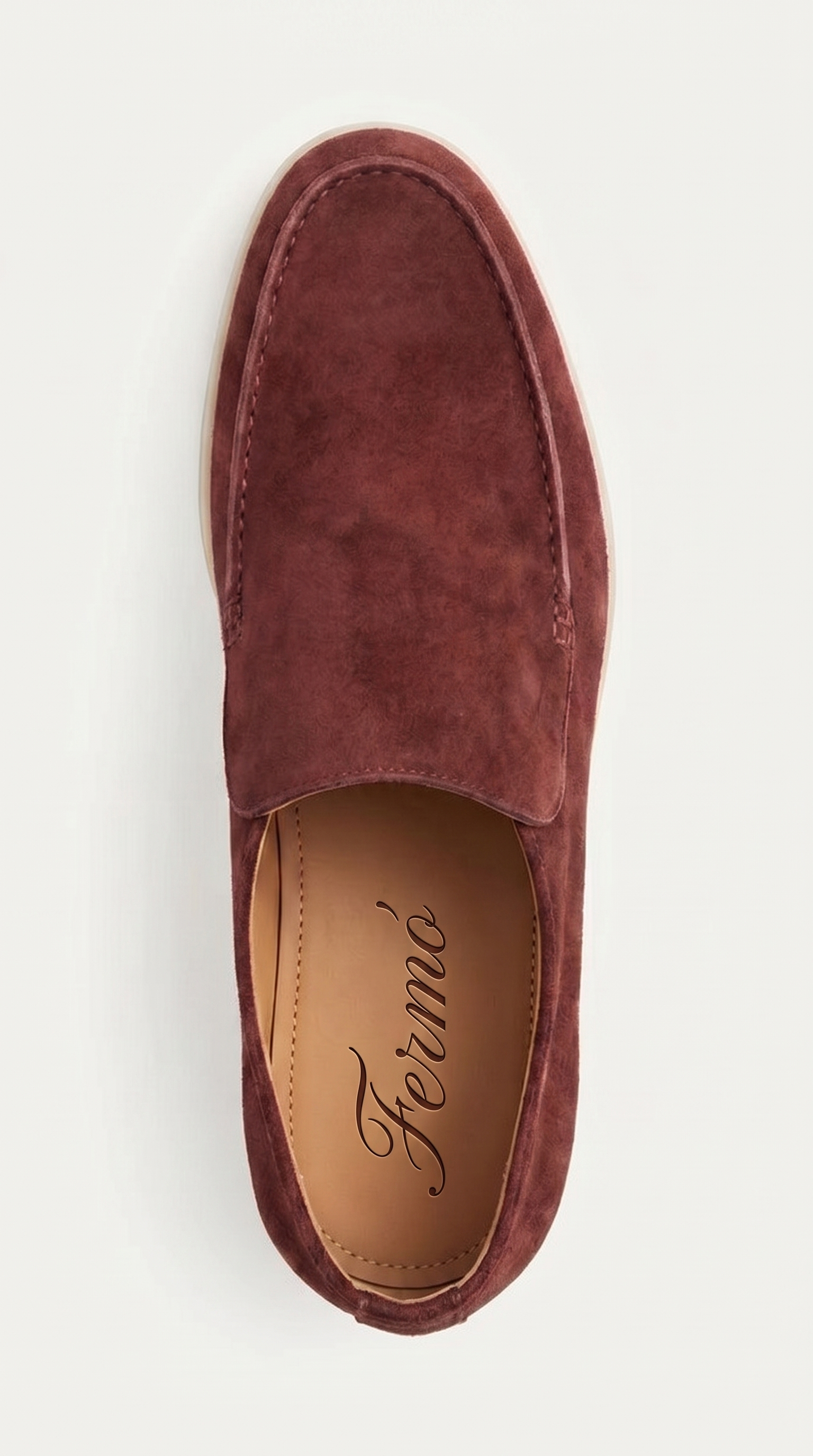 Amalfi Suède City Loafer Burgundy