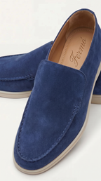 Amalfi Suède City Loafer Royal Blue