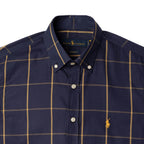 Herren-Oxford-Hemd RL Berlim – Marineblau
