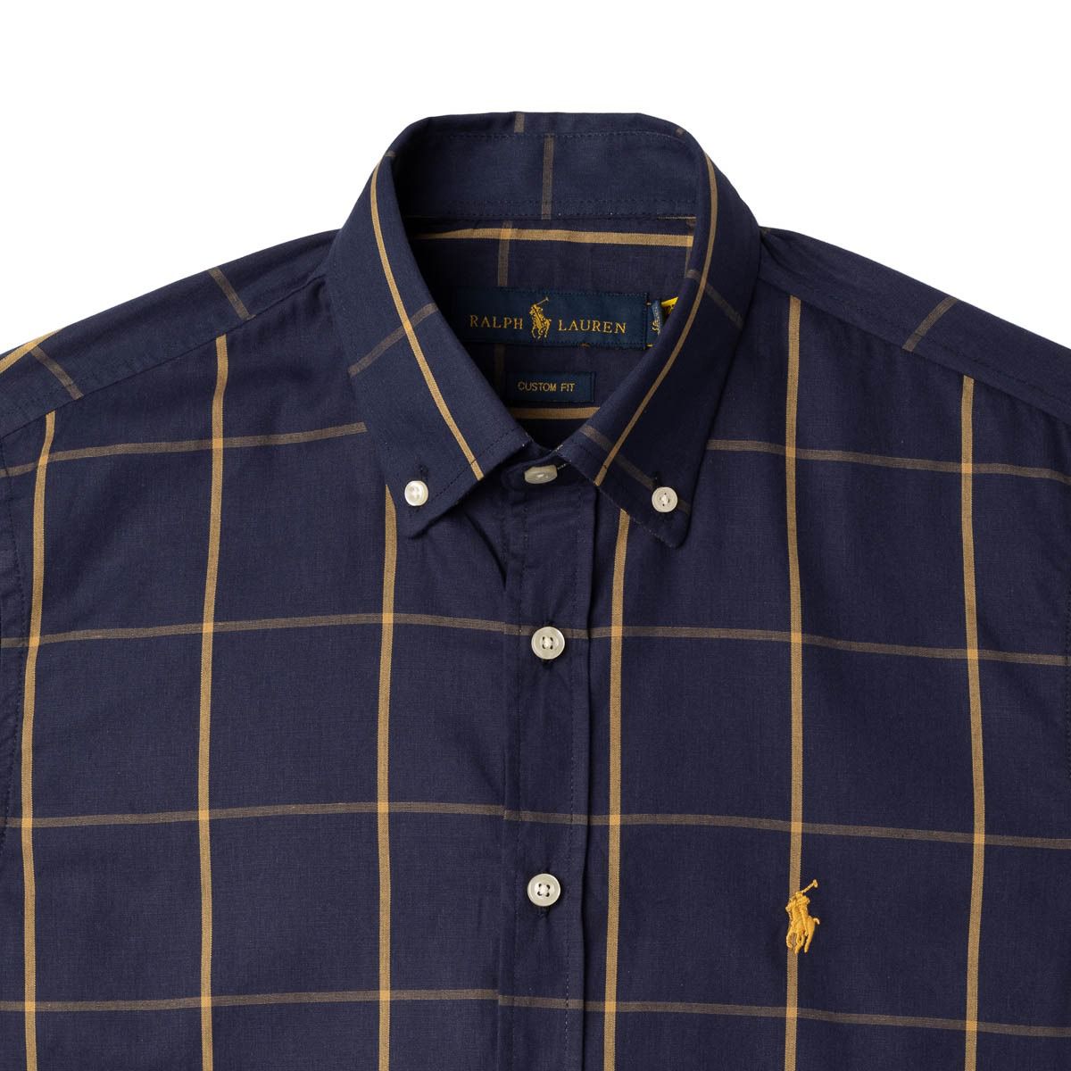 Herren-Oxford-Hemd RL Berlim – Marineblau
