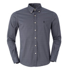 Herren RL Hemd kariert Fontana - Grau