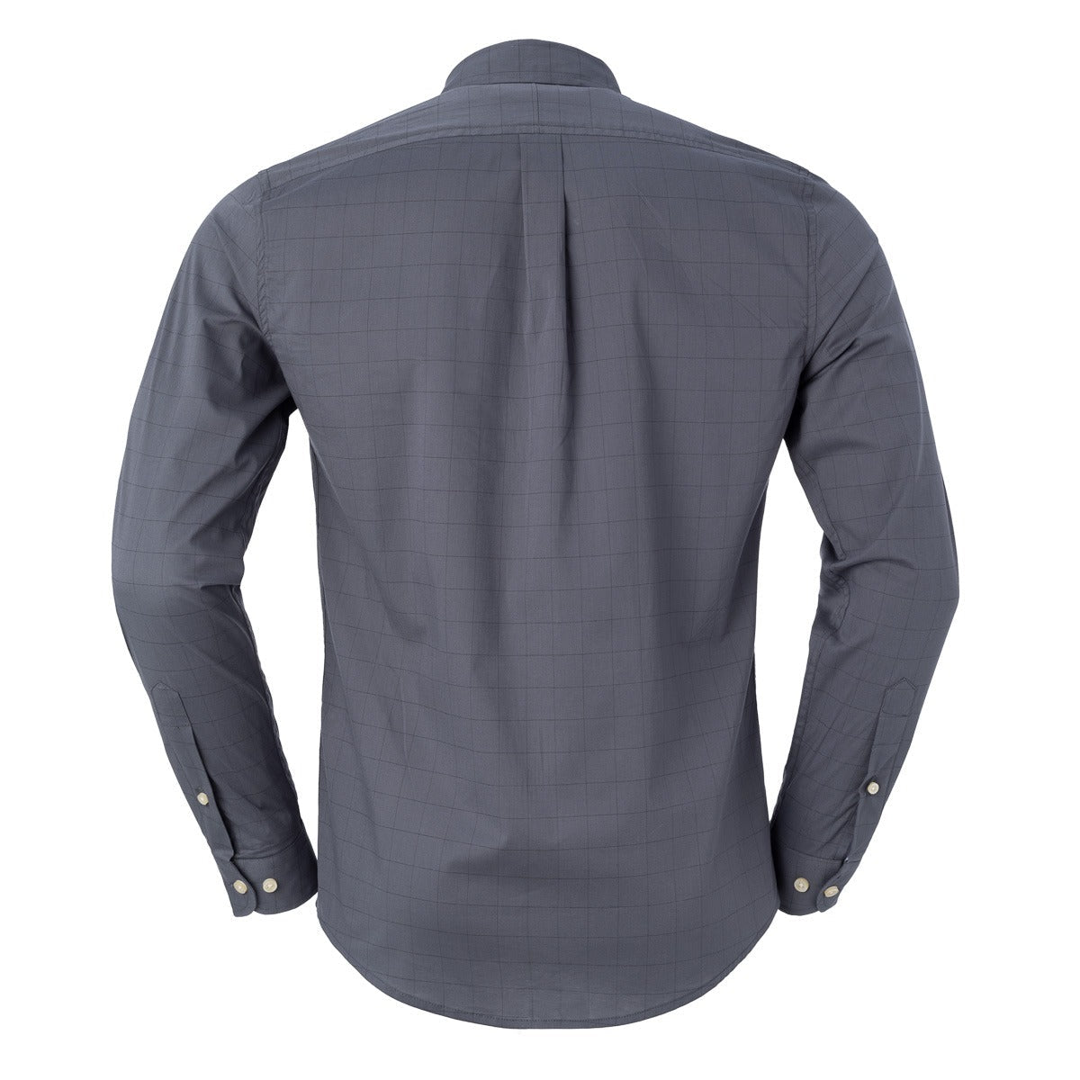 Herren RL Hemd kariert Fontana - Grau
