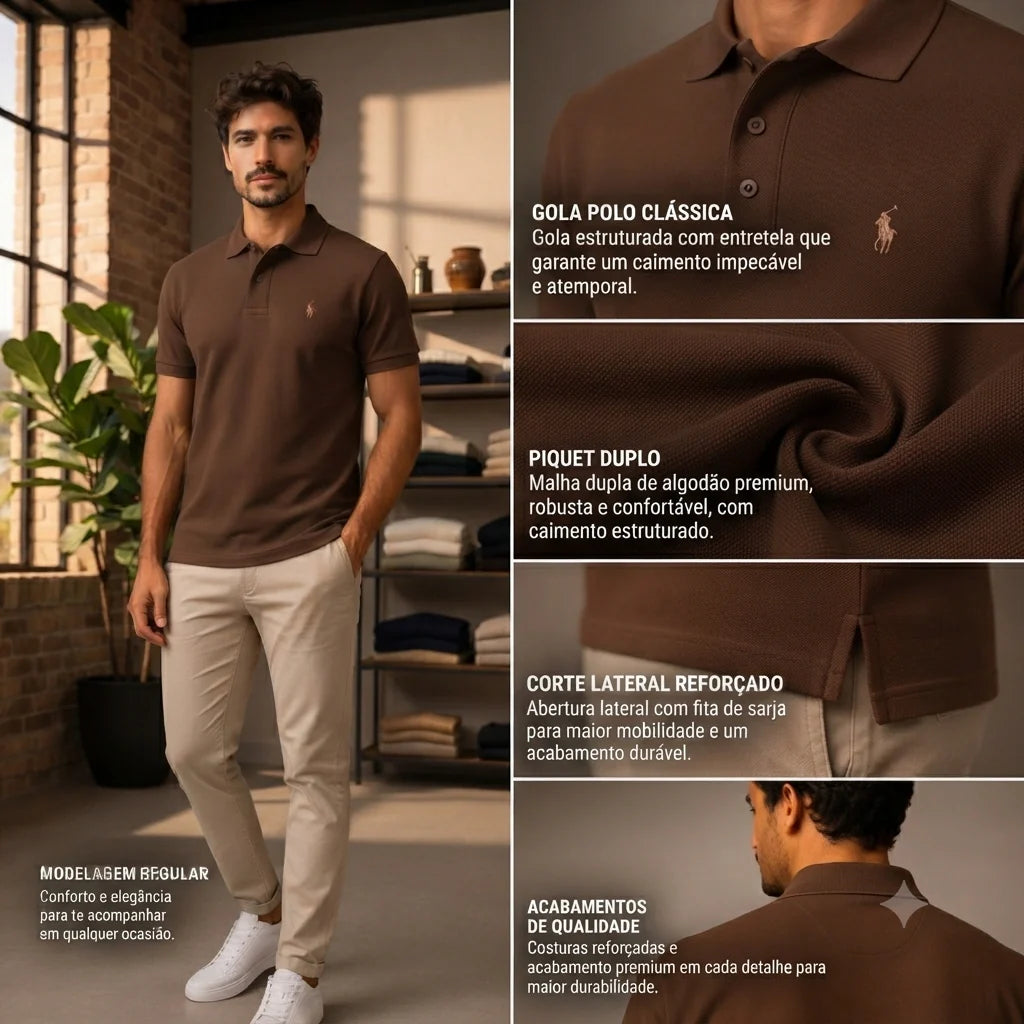 948 Polo-Shirt RL – Double Piqué