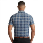 1053 Chemise RL à manches courtes en popeline de coton