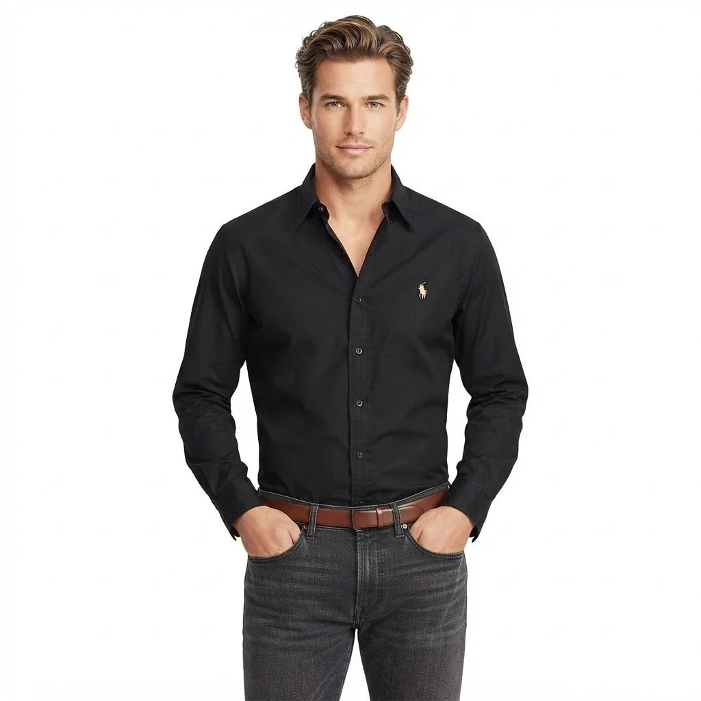 1124 Hemd RL Oxford-Langarm