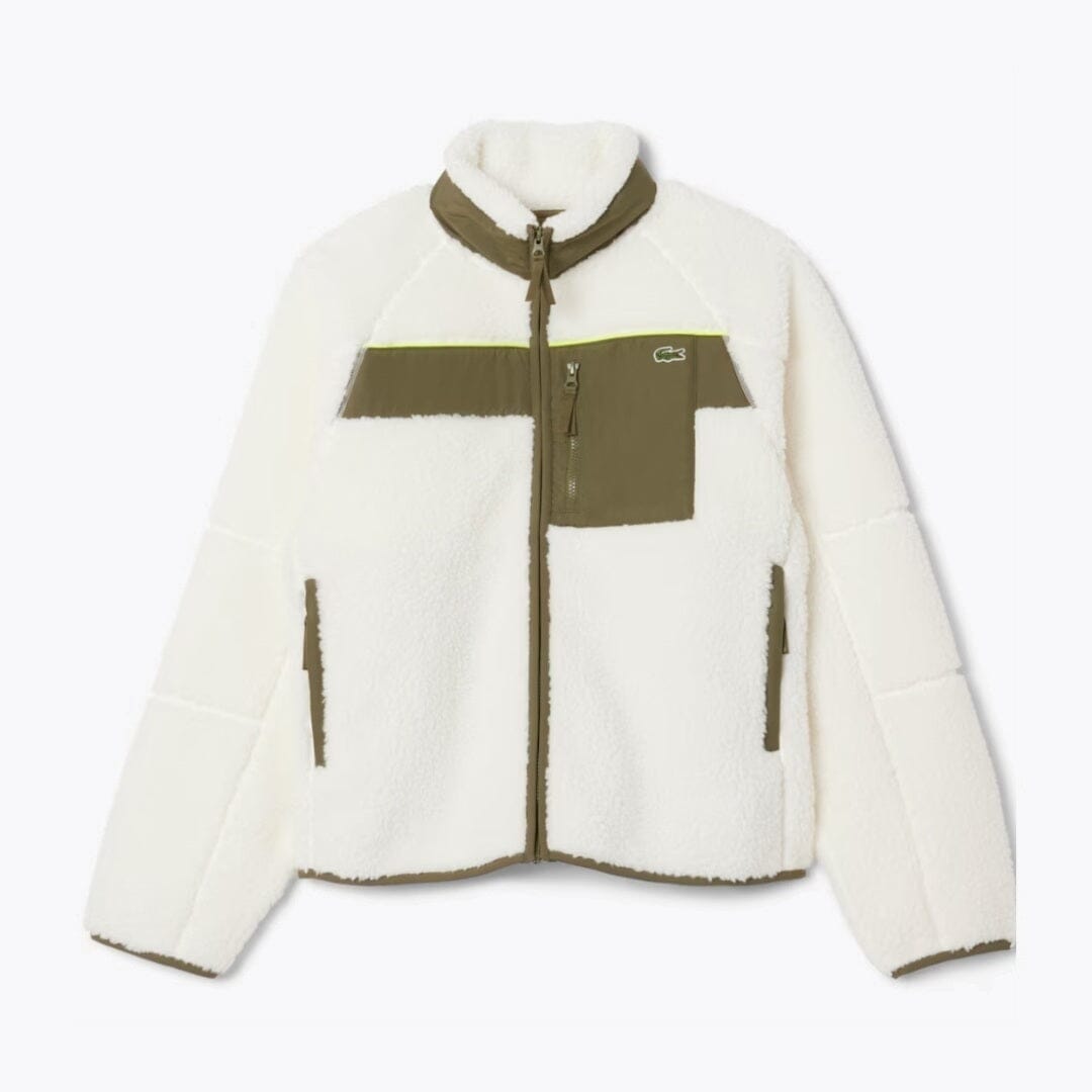 L.C. Colour-Block Sherpa-Fleece-Jacke