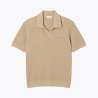 Pull L.C en mélange de coton à col polo ouvert
