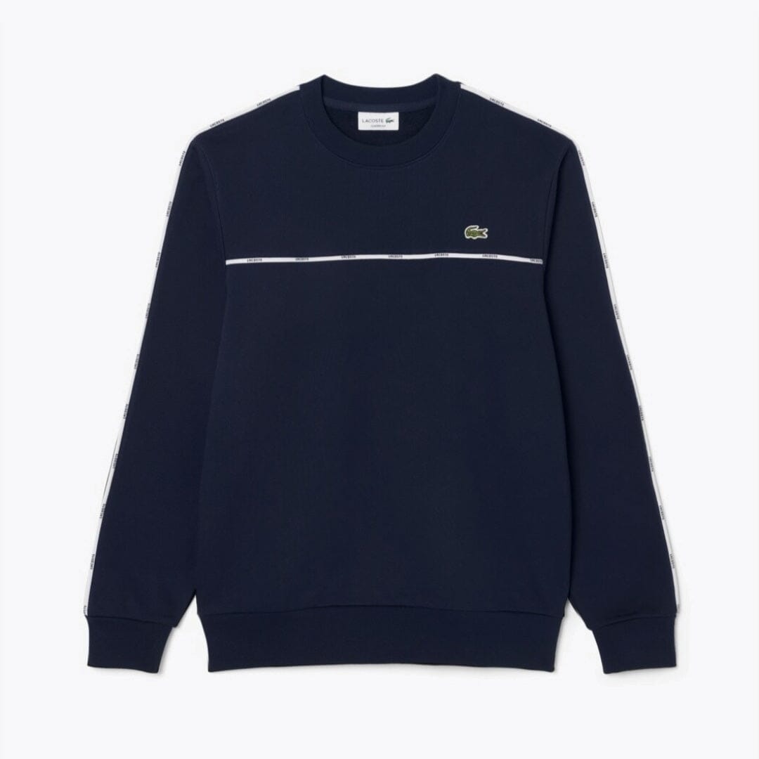 L.C Logo-Besatz-Fleece-Sweatshirt