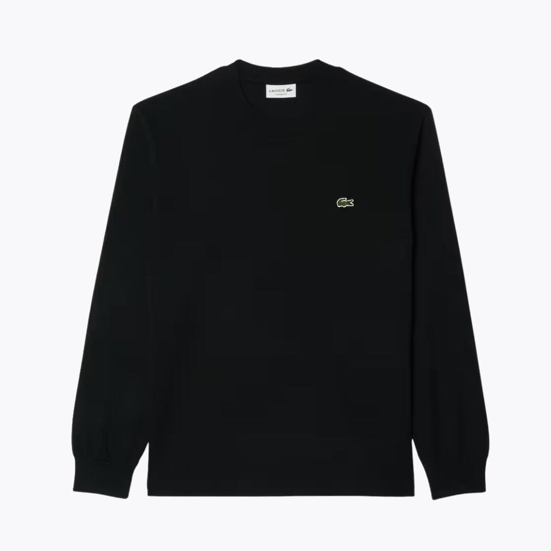 L.C Langarm-Baumwoll-T-Shirt