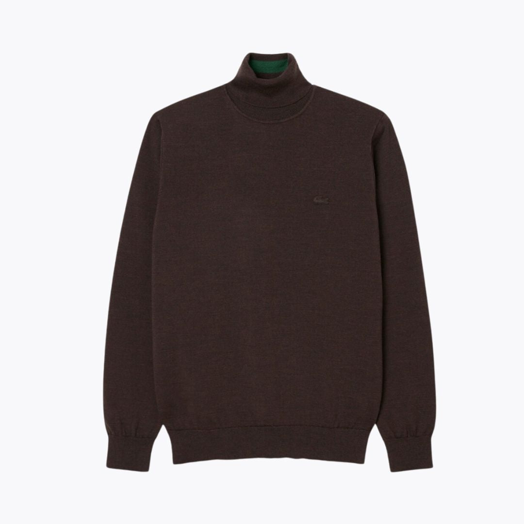 L.C. Rollkragenpullover aus Merinowolle