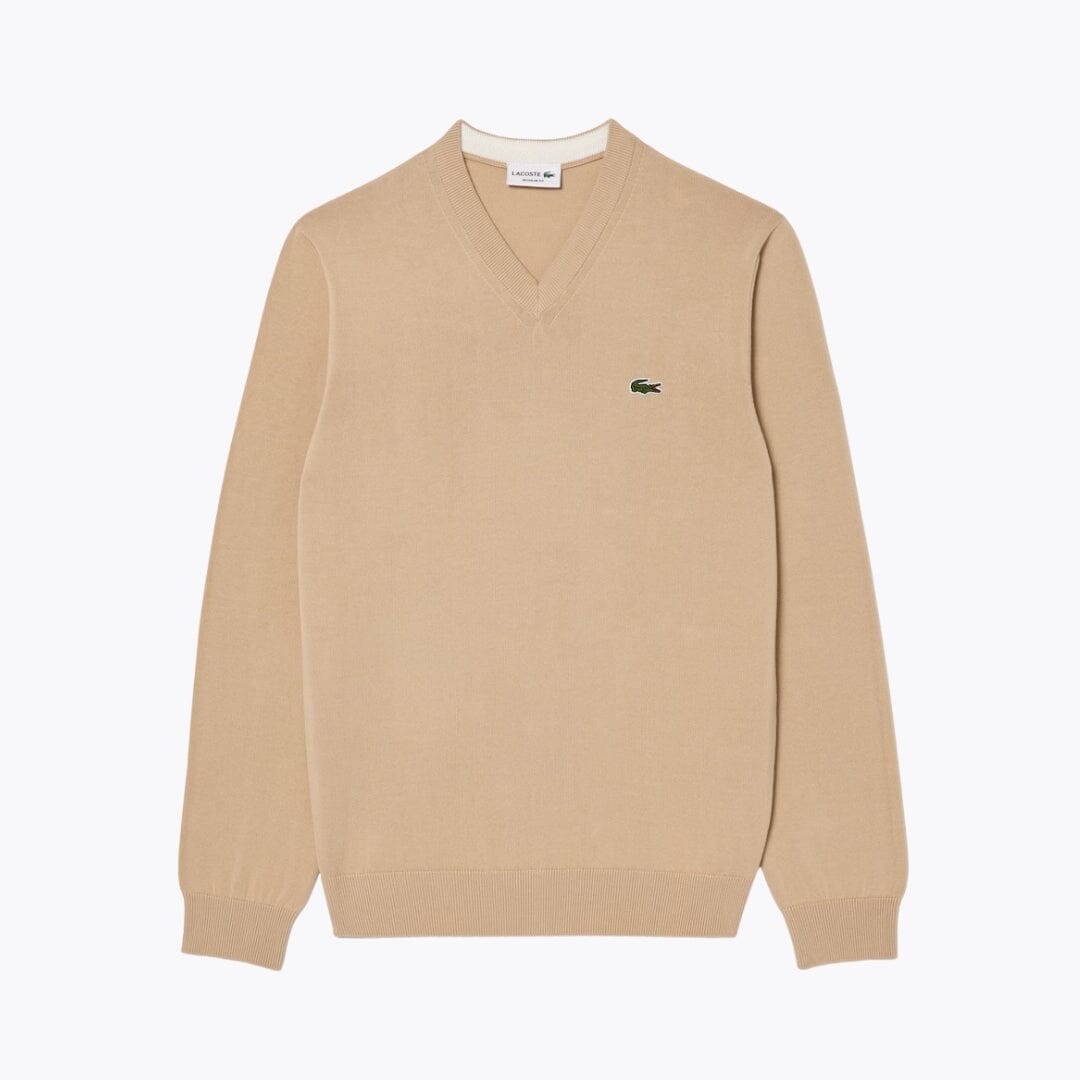 L.C Monochrome Baumwoll-V-Pullover