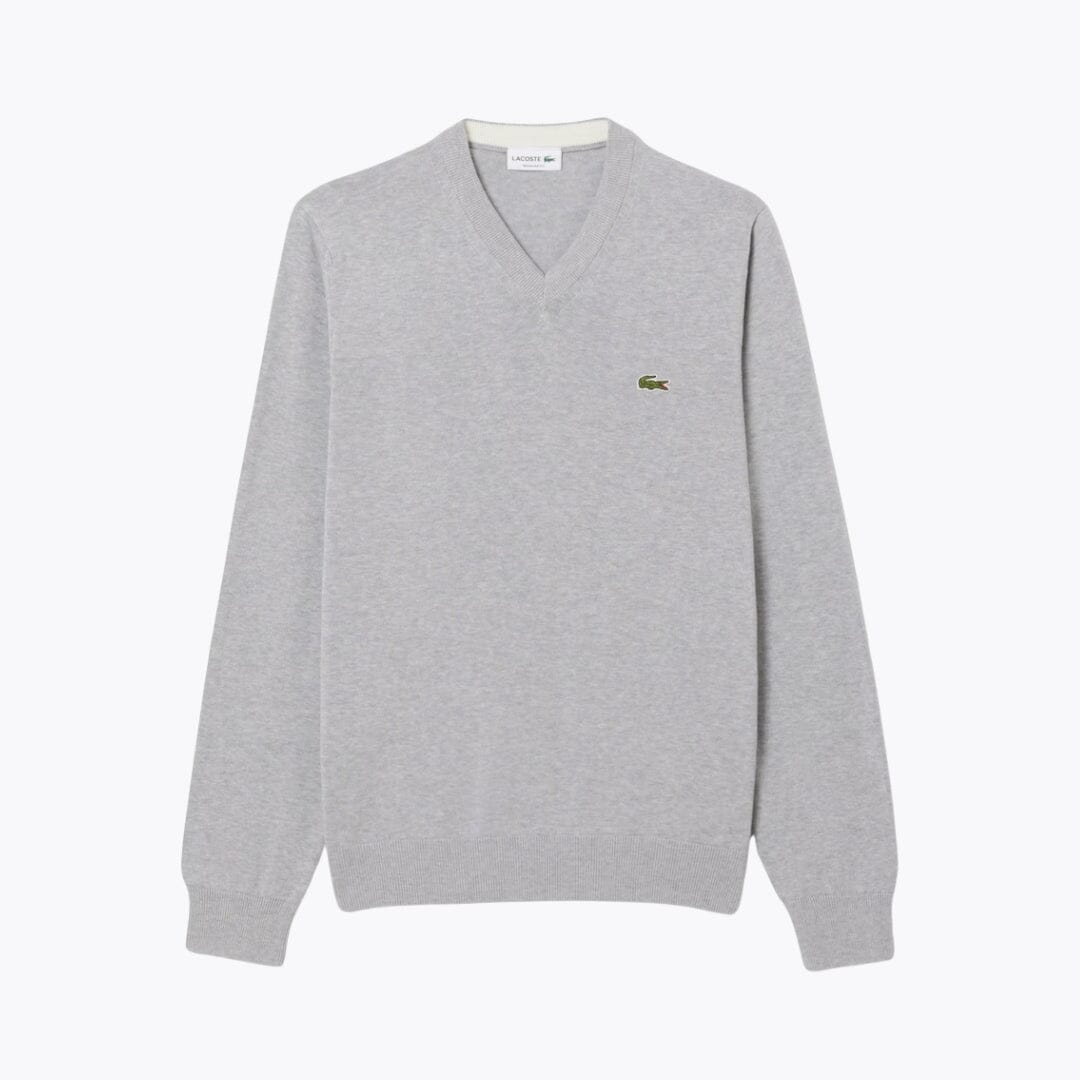 L.C Monochrome Baumwoll-V-Pullover