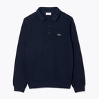 L.C. Geripptes Polo-Sweatshirt aus Baumwolle