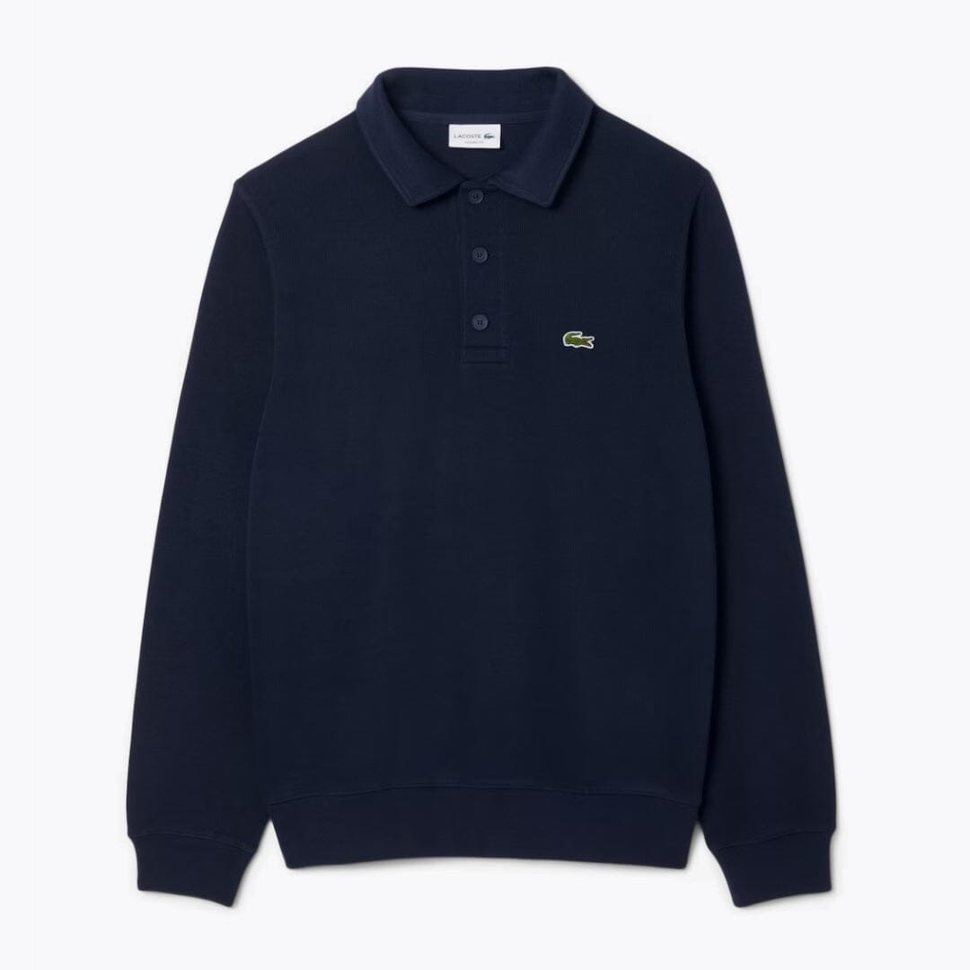 L.C. Geripptes Polo-Sweatshirt aus Baumwolle