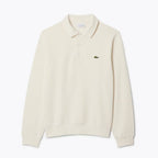 L.C. Geripptes Polo-Sweatshirt aus Baumwolle