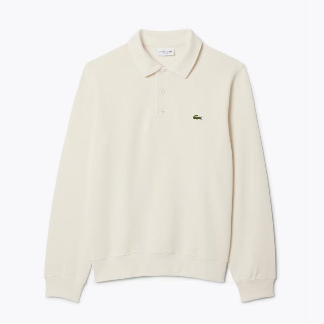 L.C. Geripptes Polo-Sweatshirt aus Baumwolle