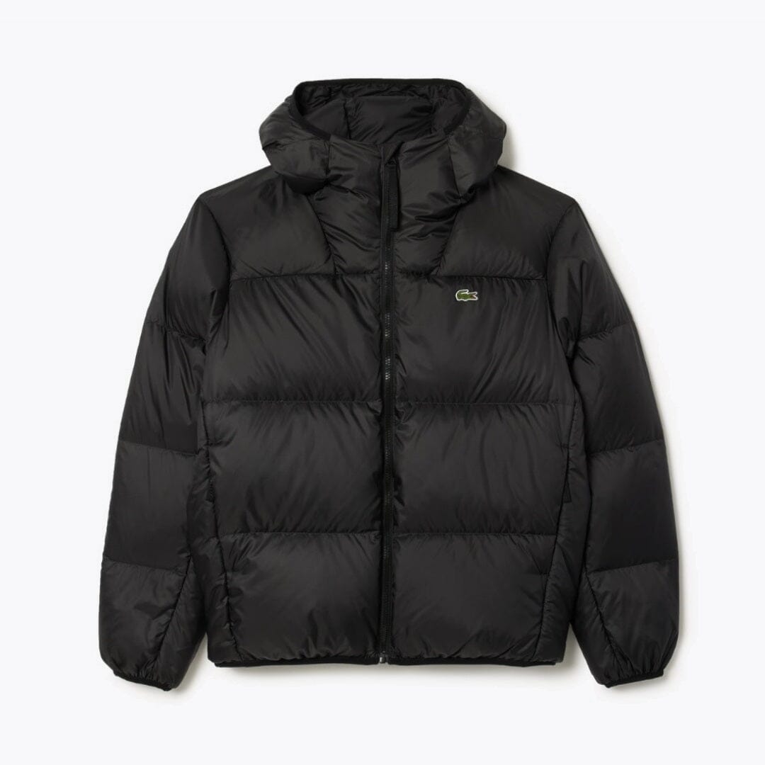L.C. wasserabweisende, gepolsterte Jacke mit Kapuze