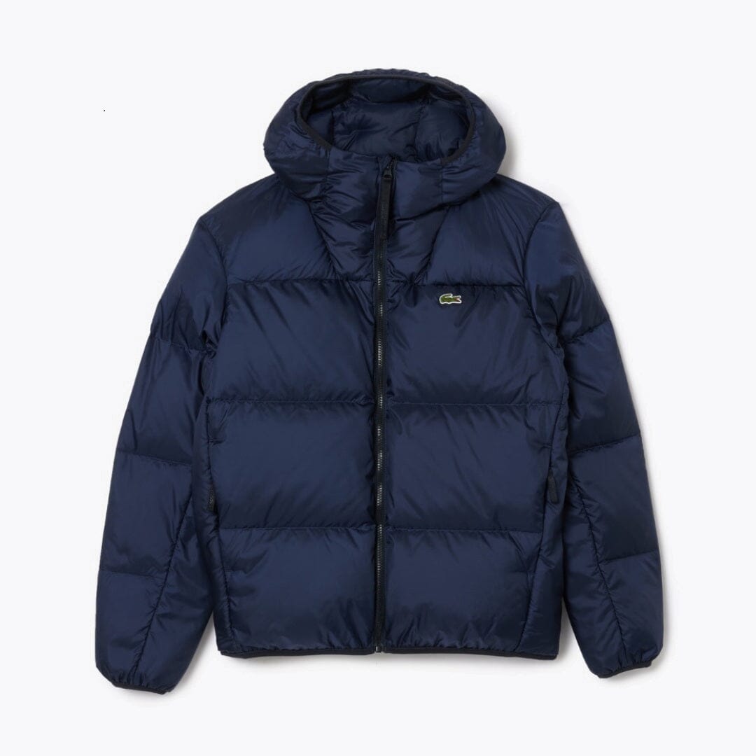 L.C. wasserabweisende, gepolsterte Jacke mit Kapuze