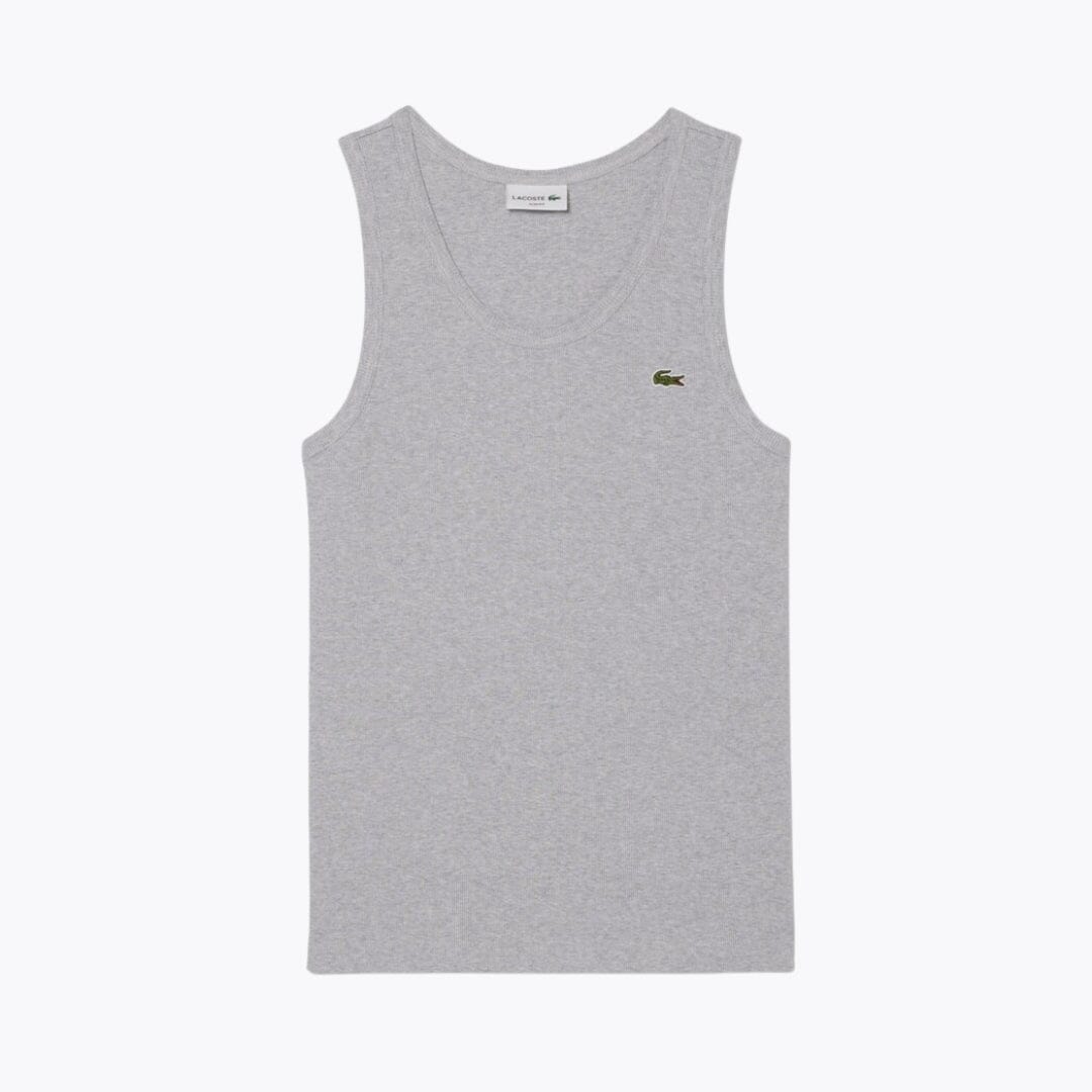 L.C. Slim Fit Geripptes Baumwoll-Tanktop
