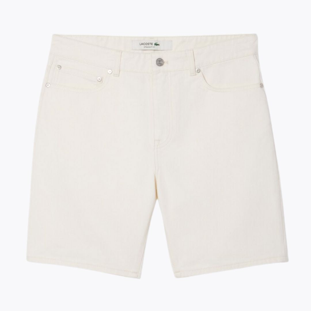 L.C. gerade geschnittene Denim Bermudashorts