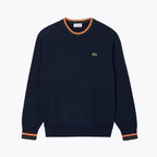 L.C. Gestreifter Baumwolljersey-Pullover