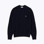 L.C. Pullover aus dicker Kardierter Wolle mit Rundhalsausschnitt
