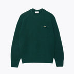 L.C. Pullover aus dicker Kardierter Wolle mit Rundhalsausschnitt
