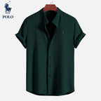 Herren-Poloshirt mit Hampton-Kragen