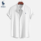 Herren-Poloshirt mit Hampton-Kragen