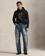 Herren Polo Bear Fleece-Kapuzenpullover