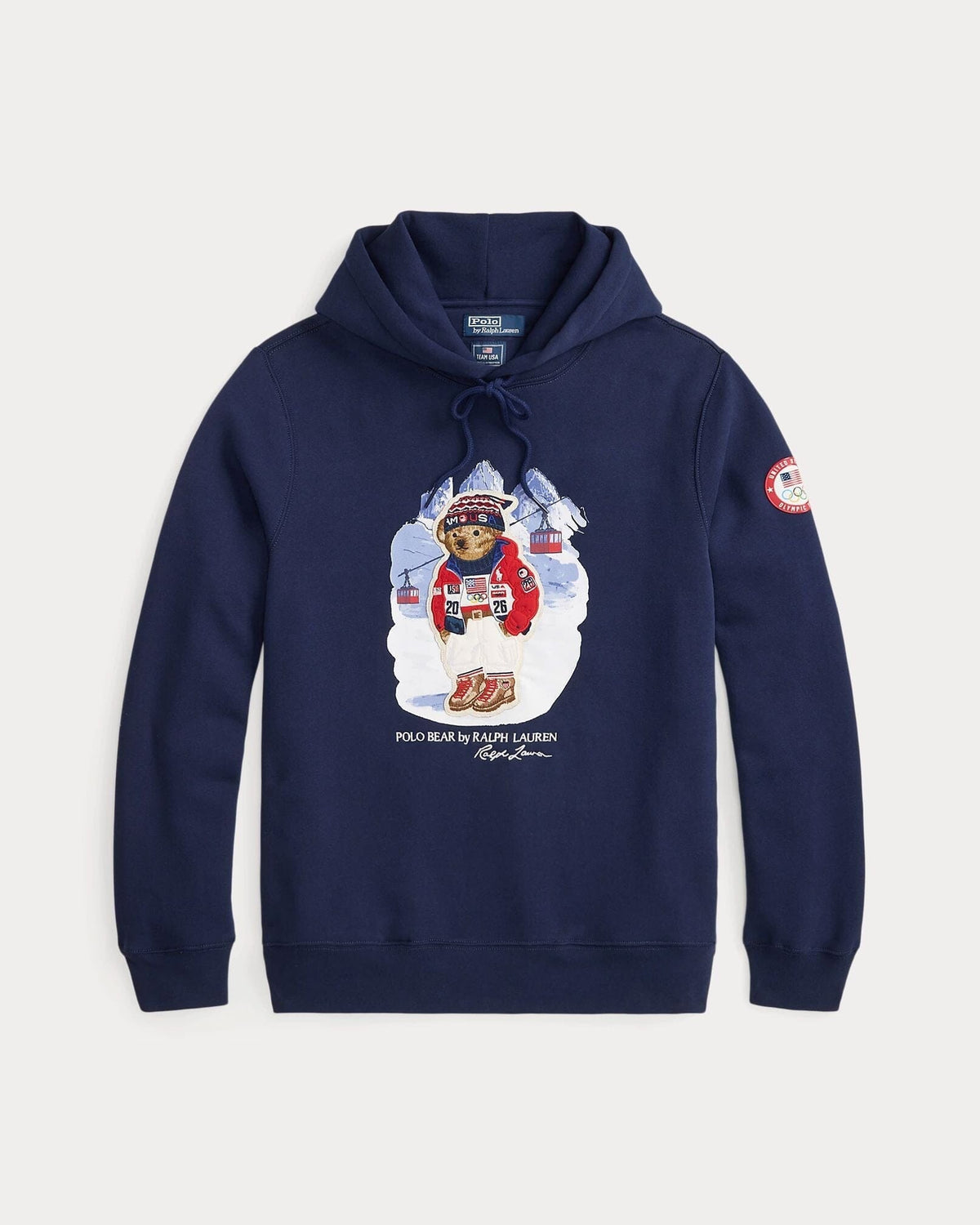 Herren Team USA Polo Bear Hoodie