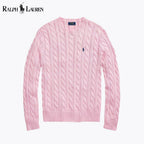 Herren-Zopfstrickpullover aus Baumwolle
