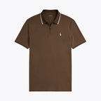 Polo-Shirt aus Stretch-Mesh, klassische Passform für Herren