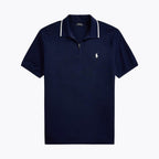 Polo-Shirt aus Stretch-Mesh, klassische Passform für Herren